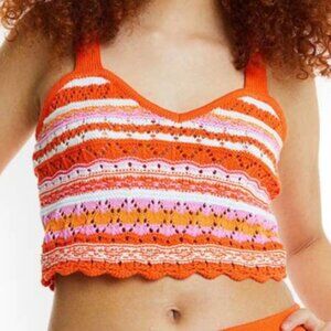 NWT H&M Vibrant Knit Crop Top